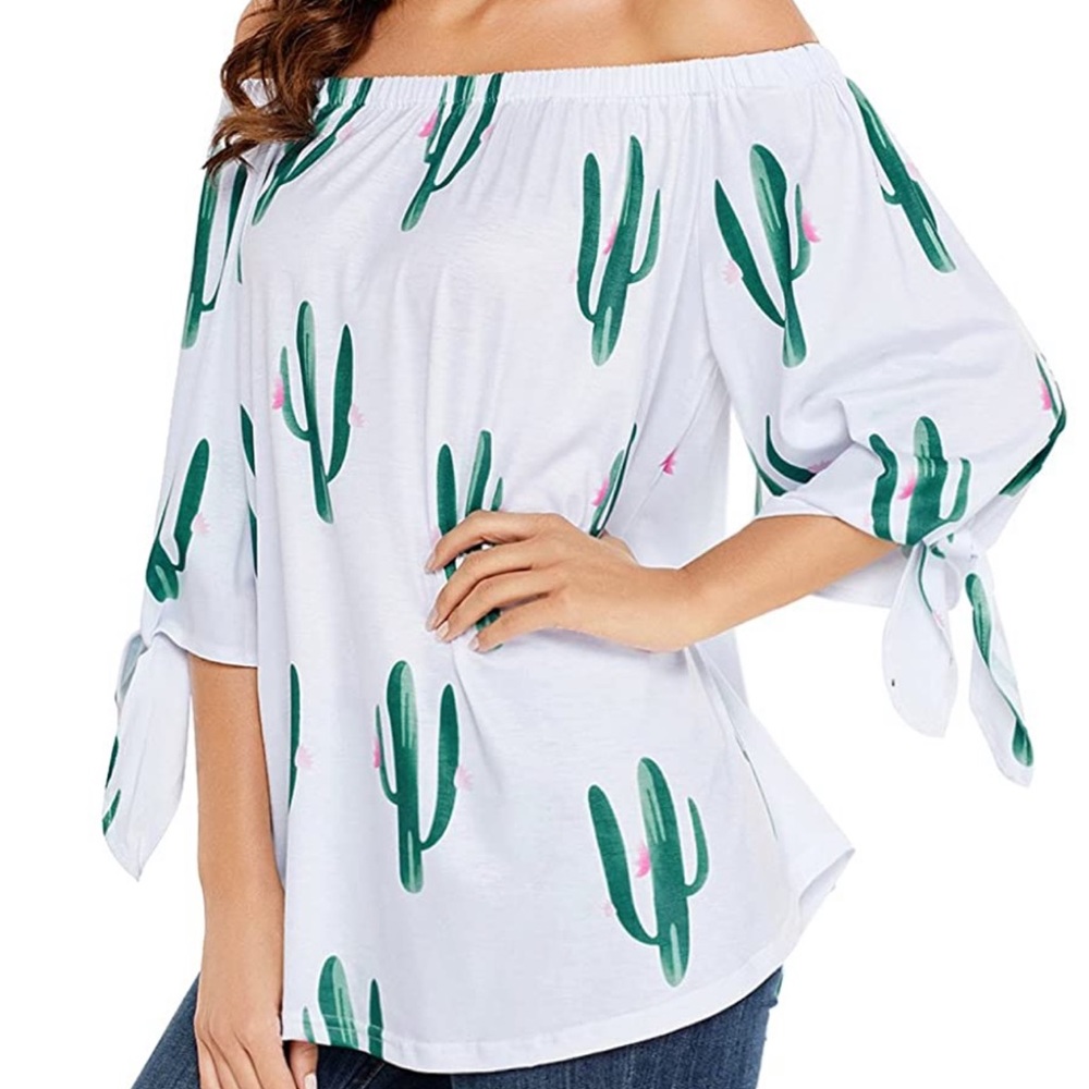 Cactus off shoulder top